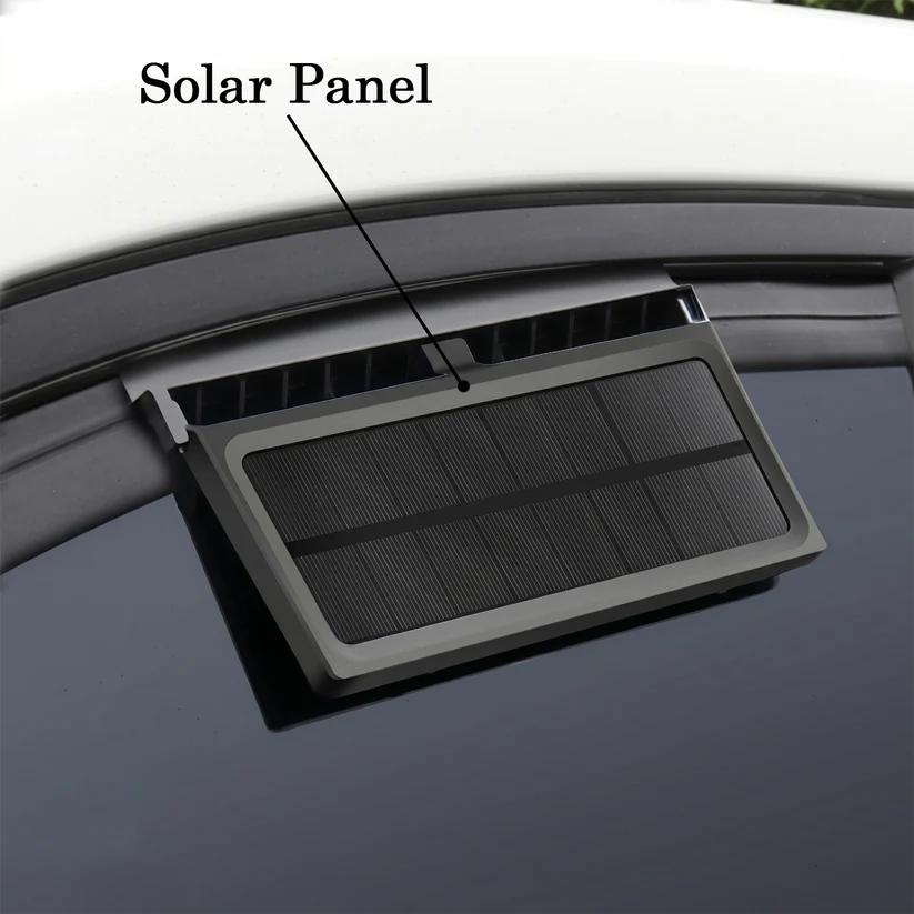Solar Powered Car Window Ventilation Fan (1 Pc)