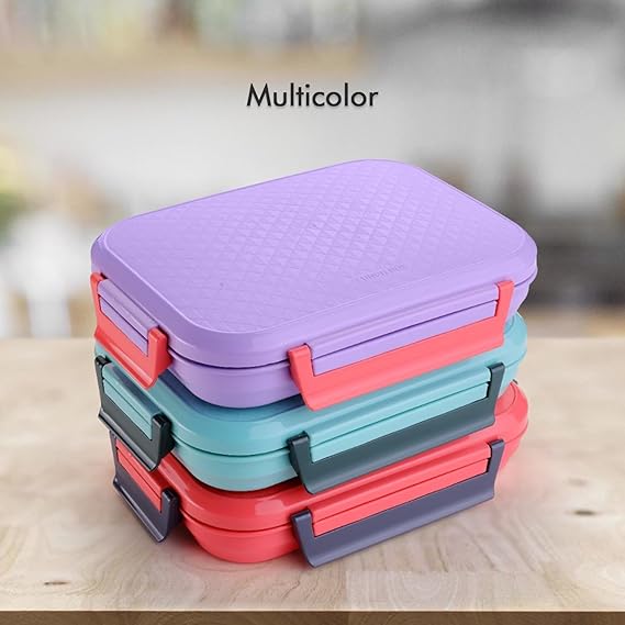 Stainless Steel Compartment Lunch Box with Leak-Proof Lid