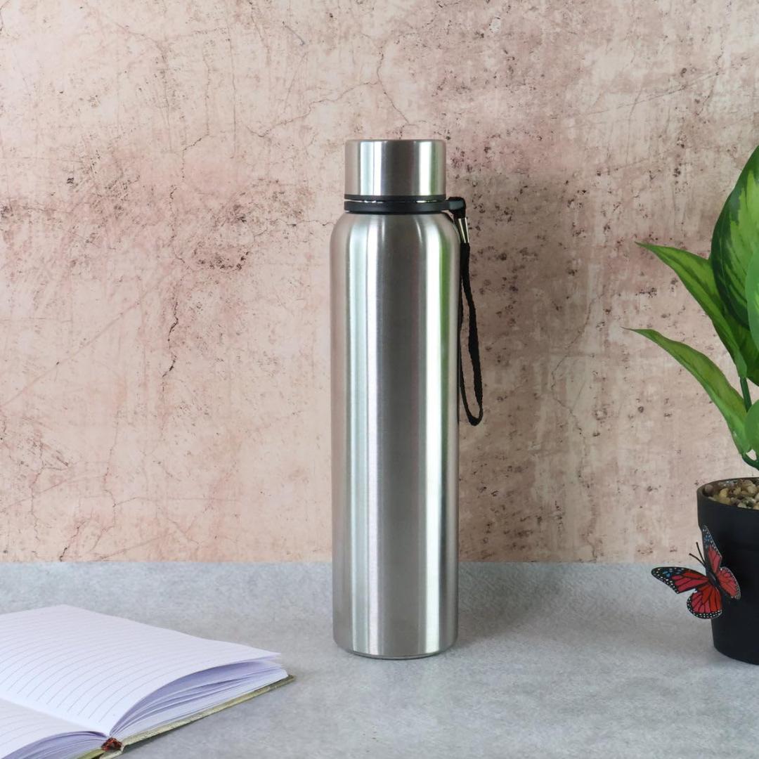 Stainless Steel Insulated Water Bottle with Carrying Strap