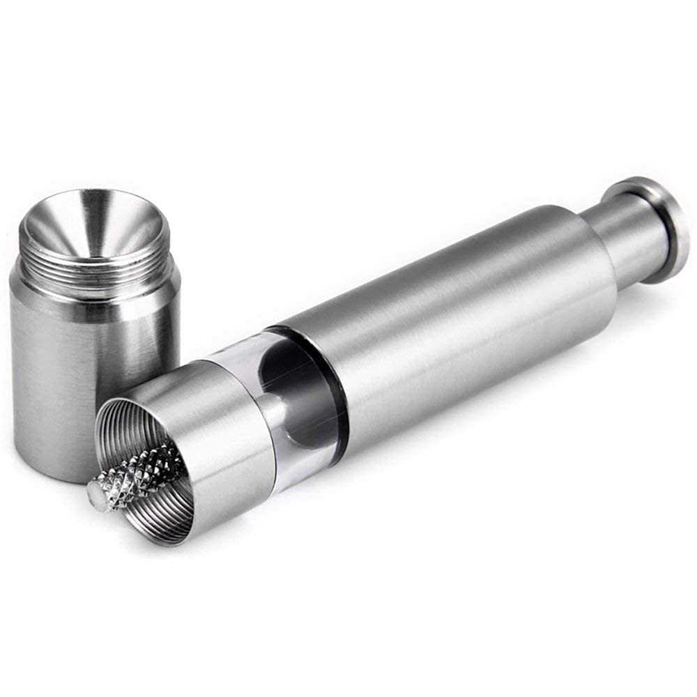 Stainless Steel Thumb Press Salt & Pepper Grinder