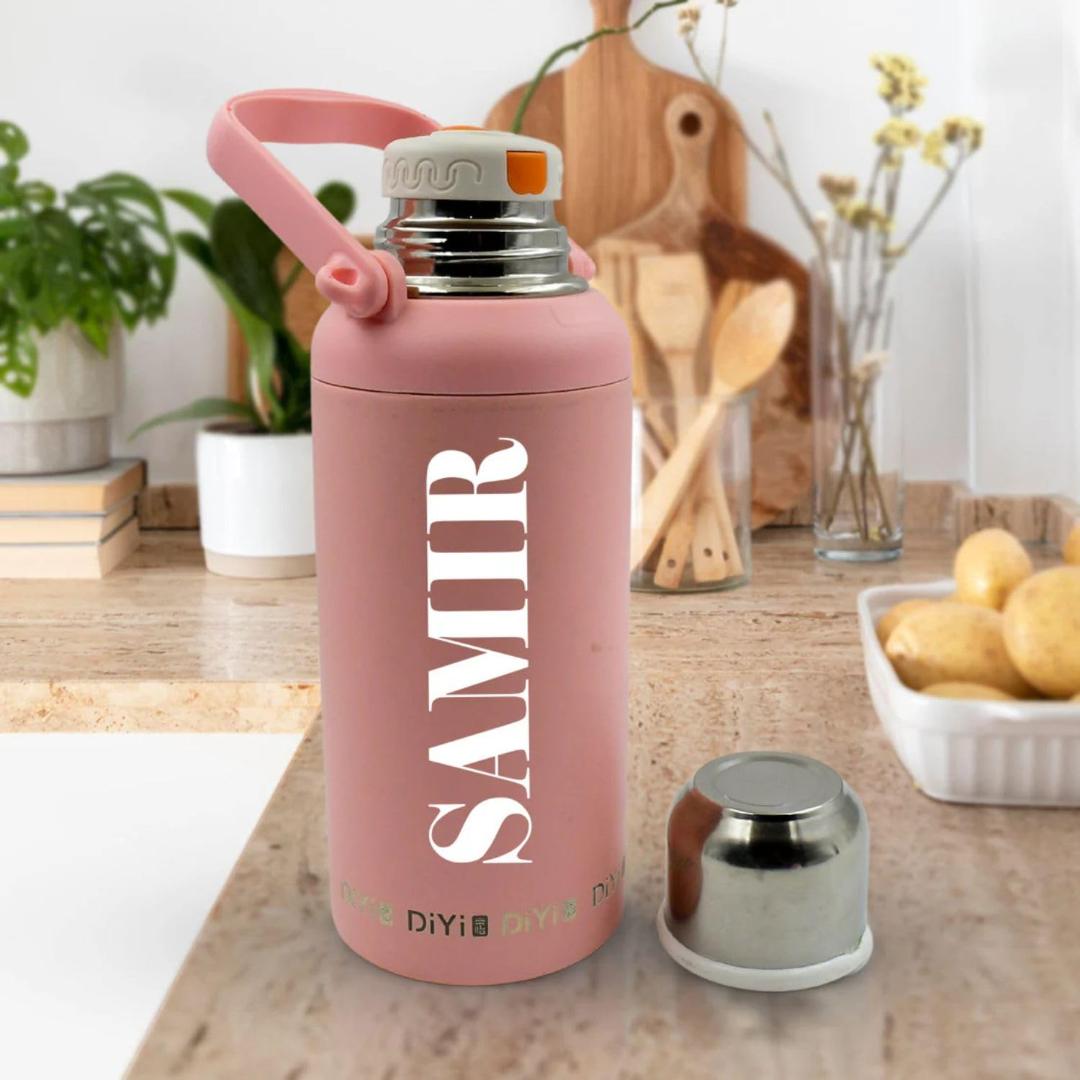 SUS 316 Stainless Steel Insulated Water Bottle - Pink (DiYi Brand)