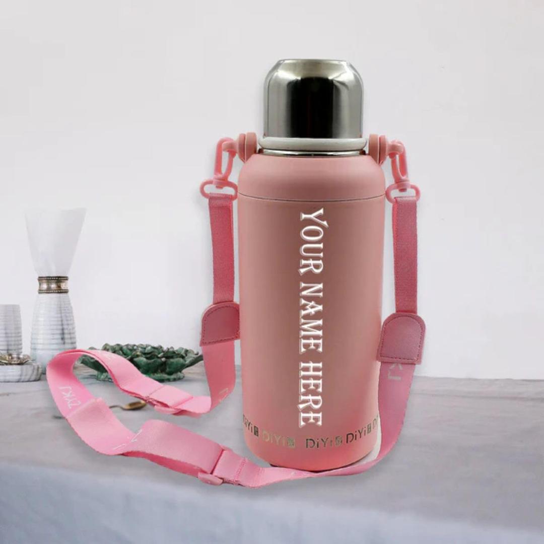 SUS 316 Stainless Steel Insulated Water Bottle - Pink (DiYi Brand)