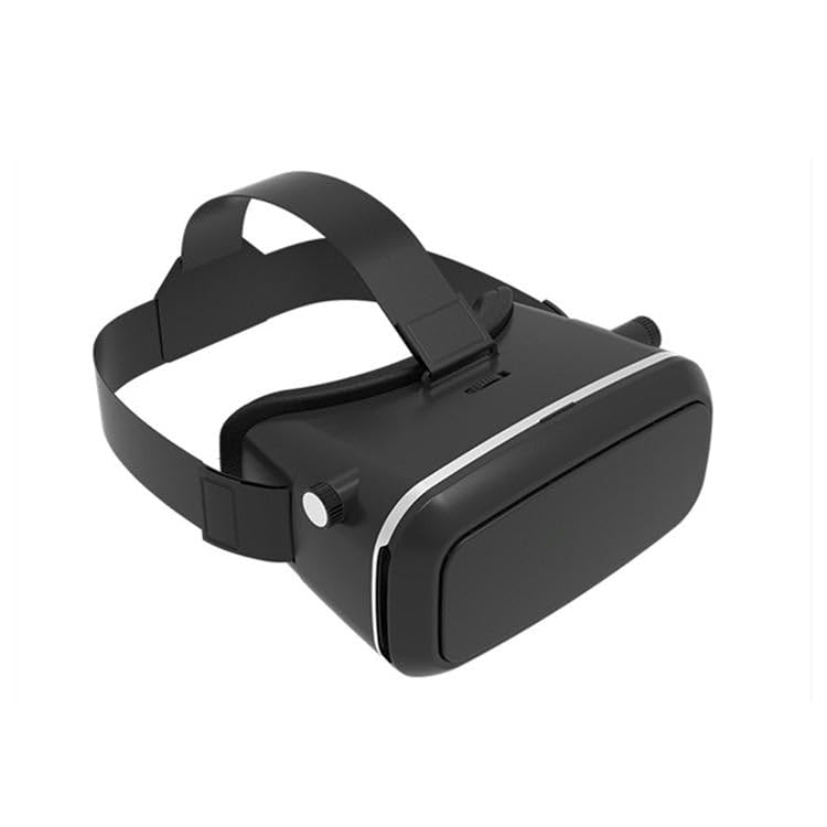 VR Headset with Adjustable Lenses and Head Strap