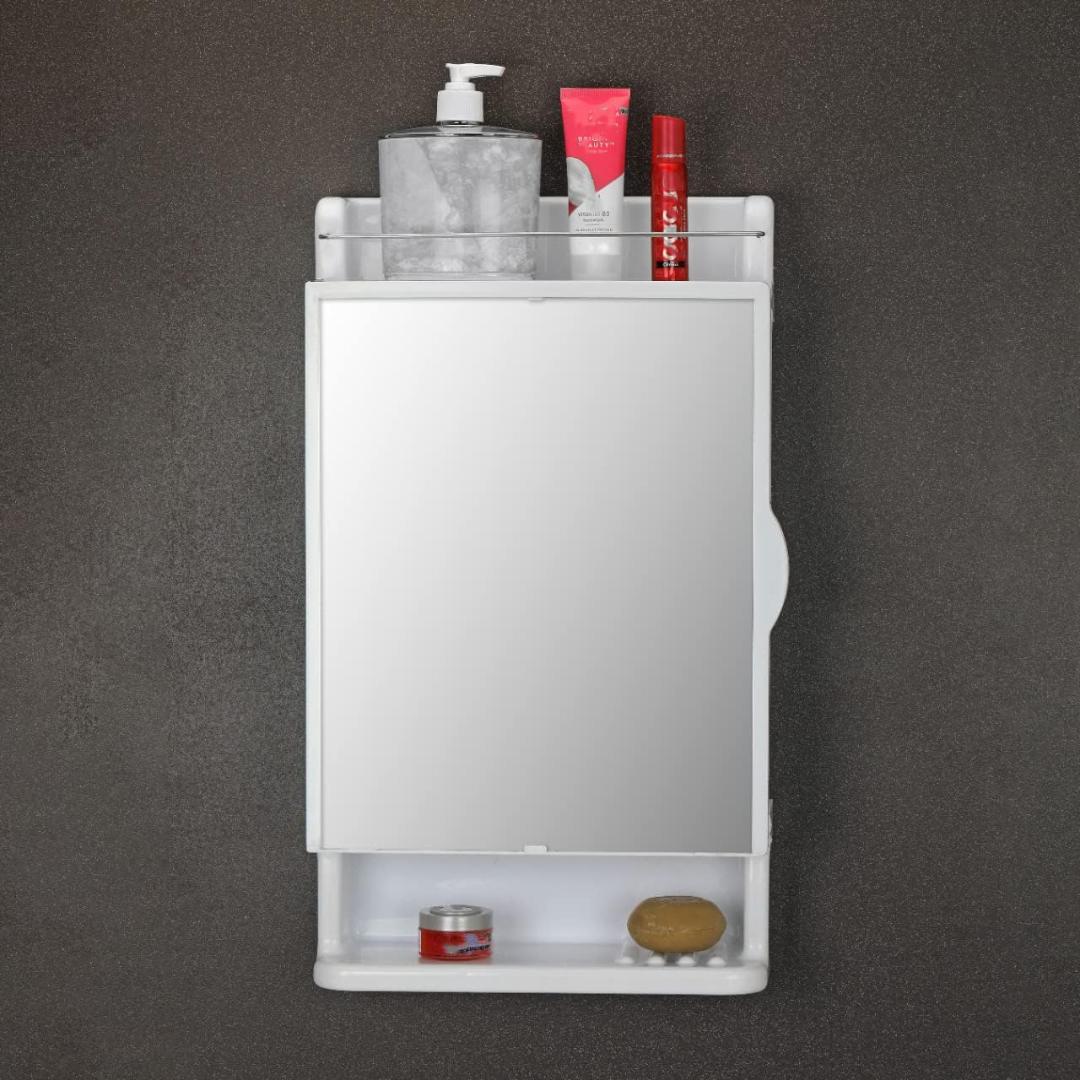 Wall-Mounted Mirror Cabinet 12x21 Inch – Bathroom Storage
