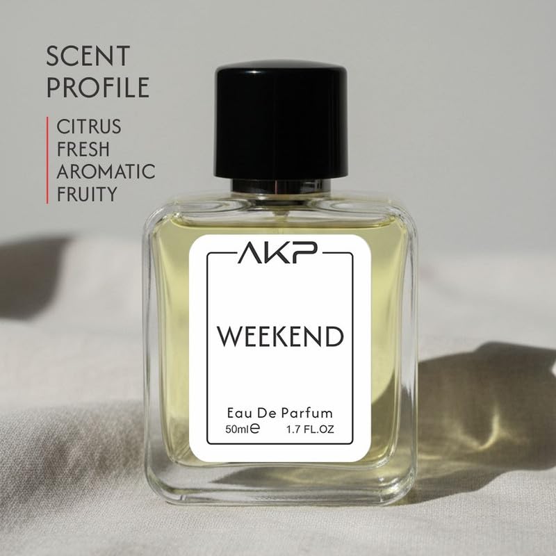 Weekend Eau de Parfum for Men and Women | Floral Powdery Sweet notes| | Long- Lasting Luxury Perfume | Ideal Gift for Wife & Girlfriend |50 ml