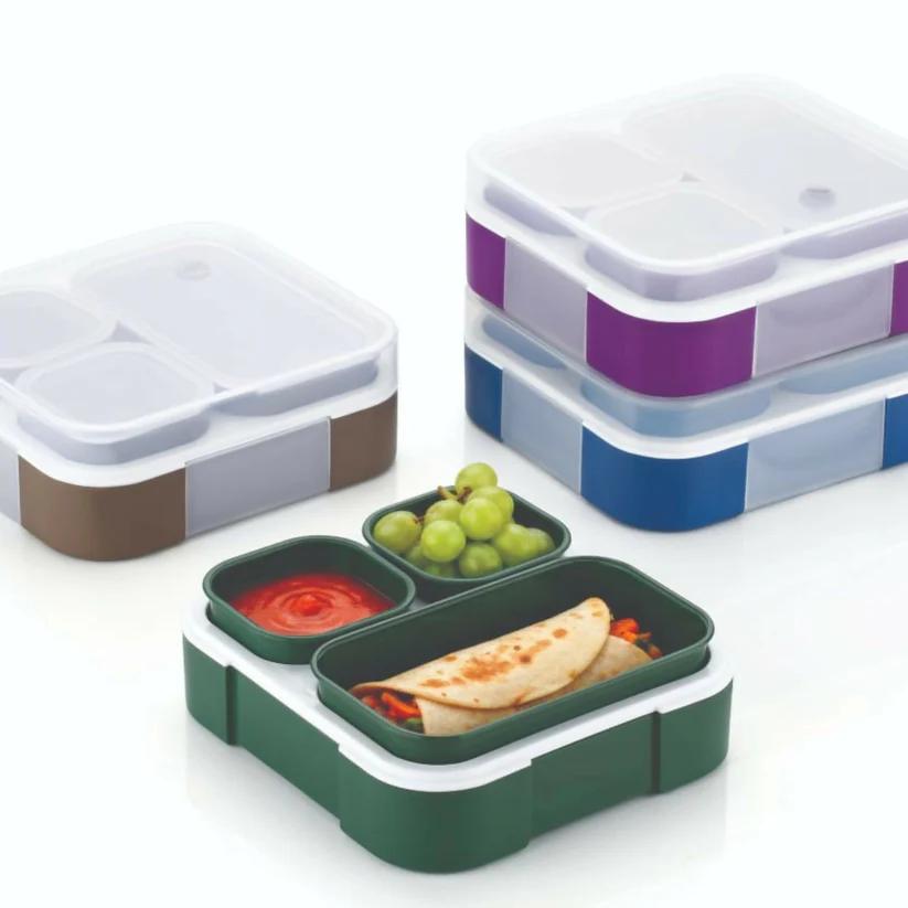 Zesty 3-Compartment Leak-Proof Lunch Box for Fresh Meals